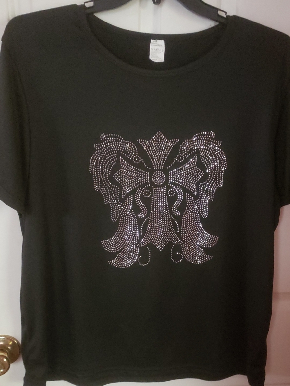 Black Top with Angel Wings